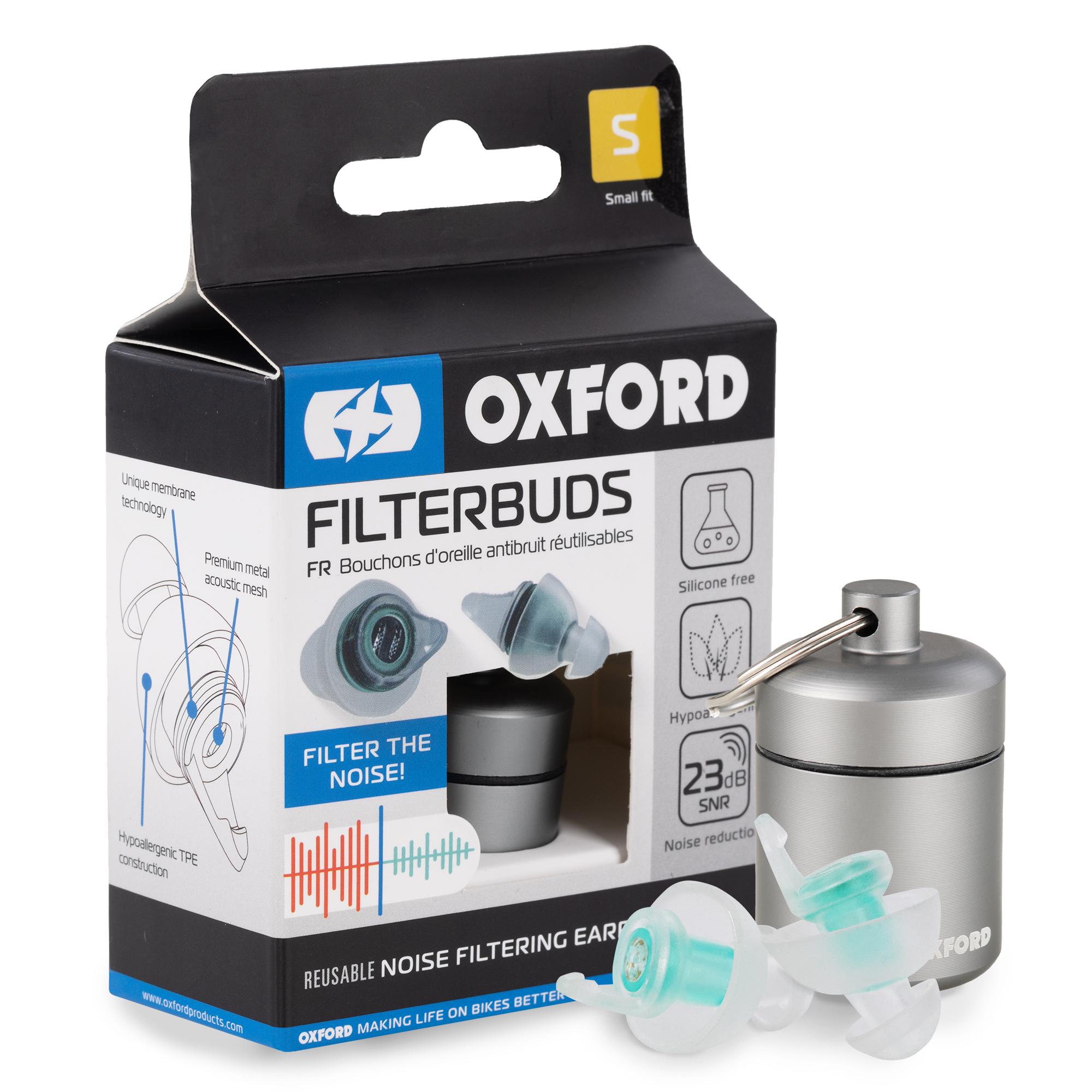 Oxford Clear/Green 56197 - Filterbuds - Small Fit 23 Snr