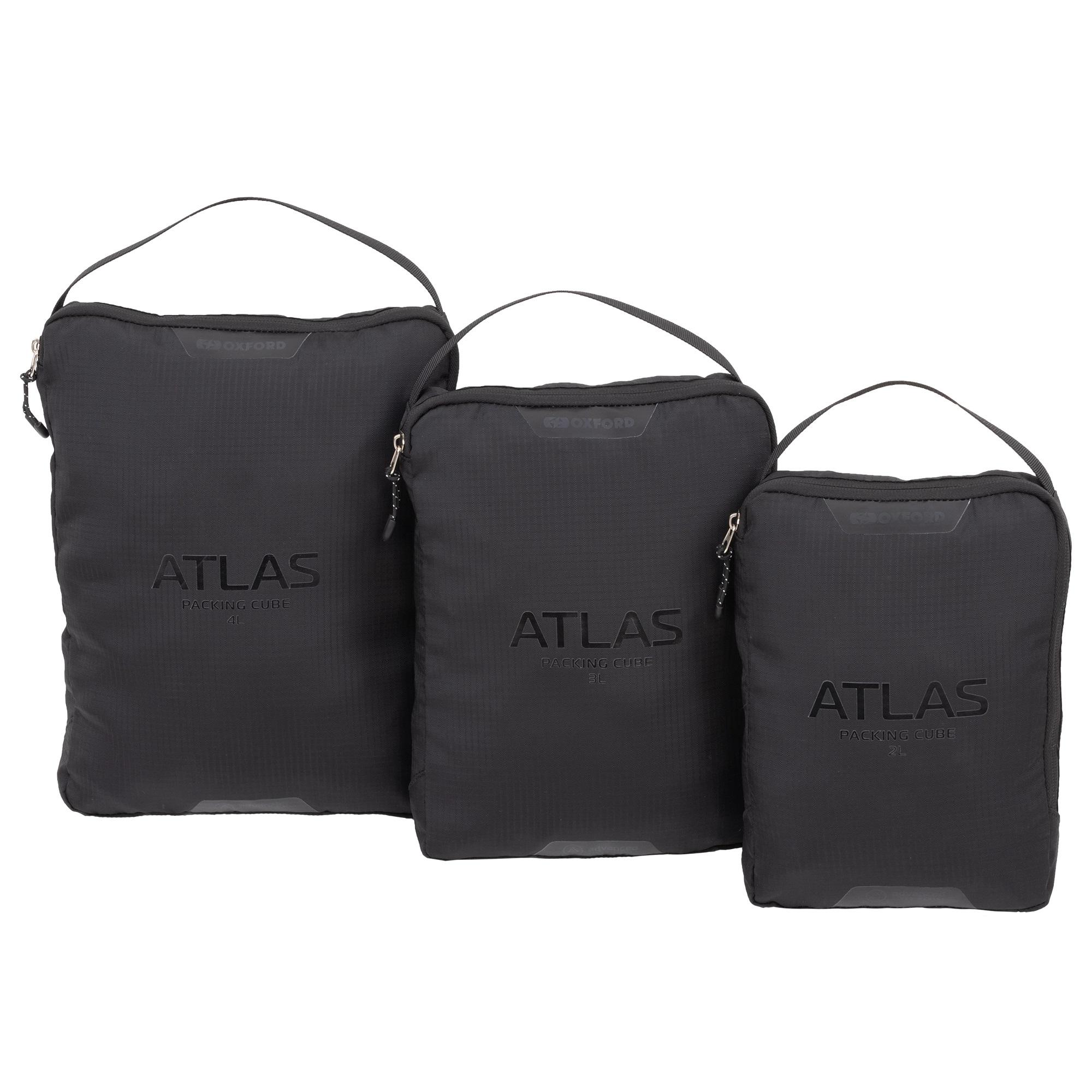 62044 - Oxford Atlas Packing Cubes 3 -Pack Black