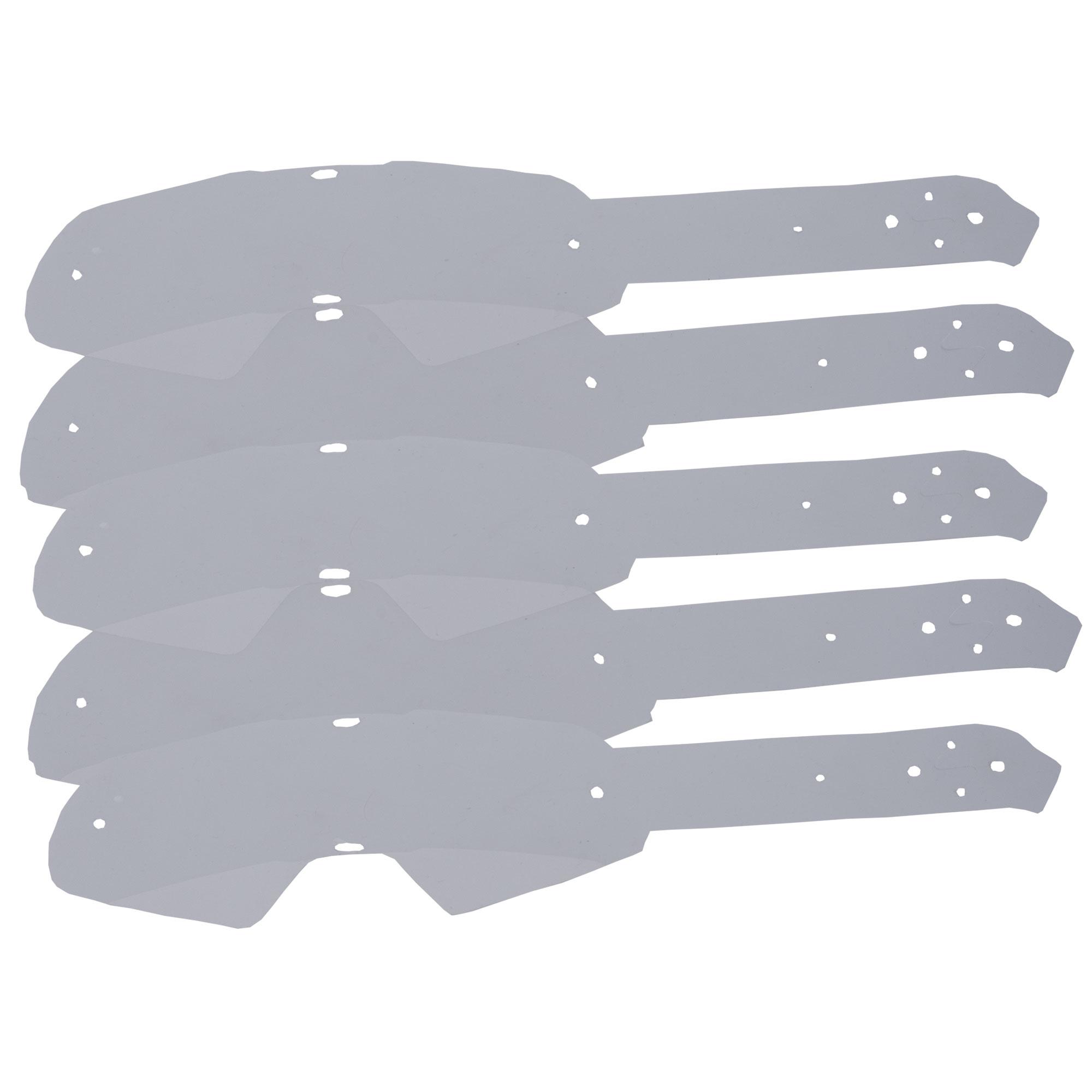23867 - MT MX Evo Tear Off (5 Pk) Motorcycle Helmet Clear One Size