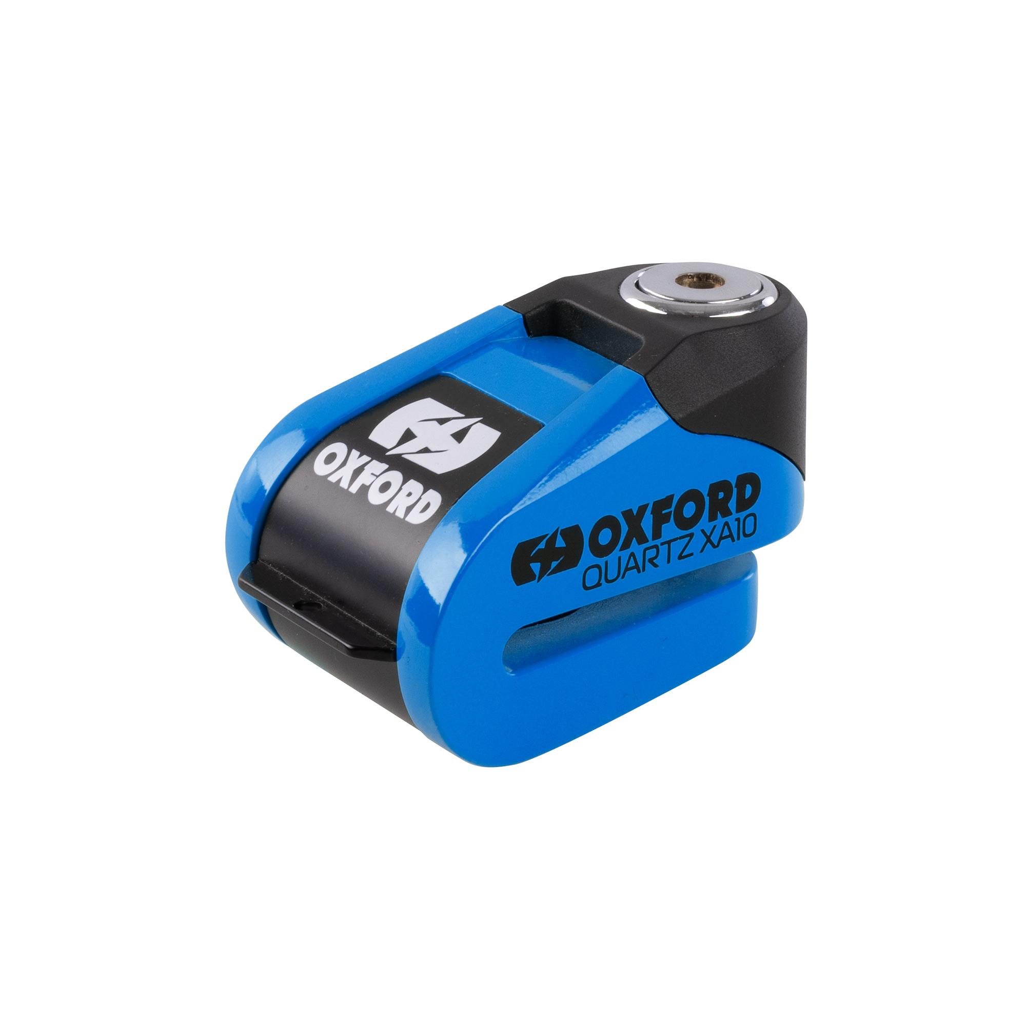 64258 - Oxford Quartz XA10 Alarm Disc Lock Blue