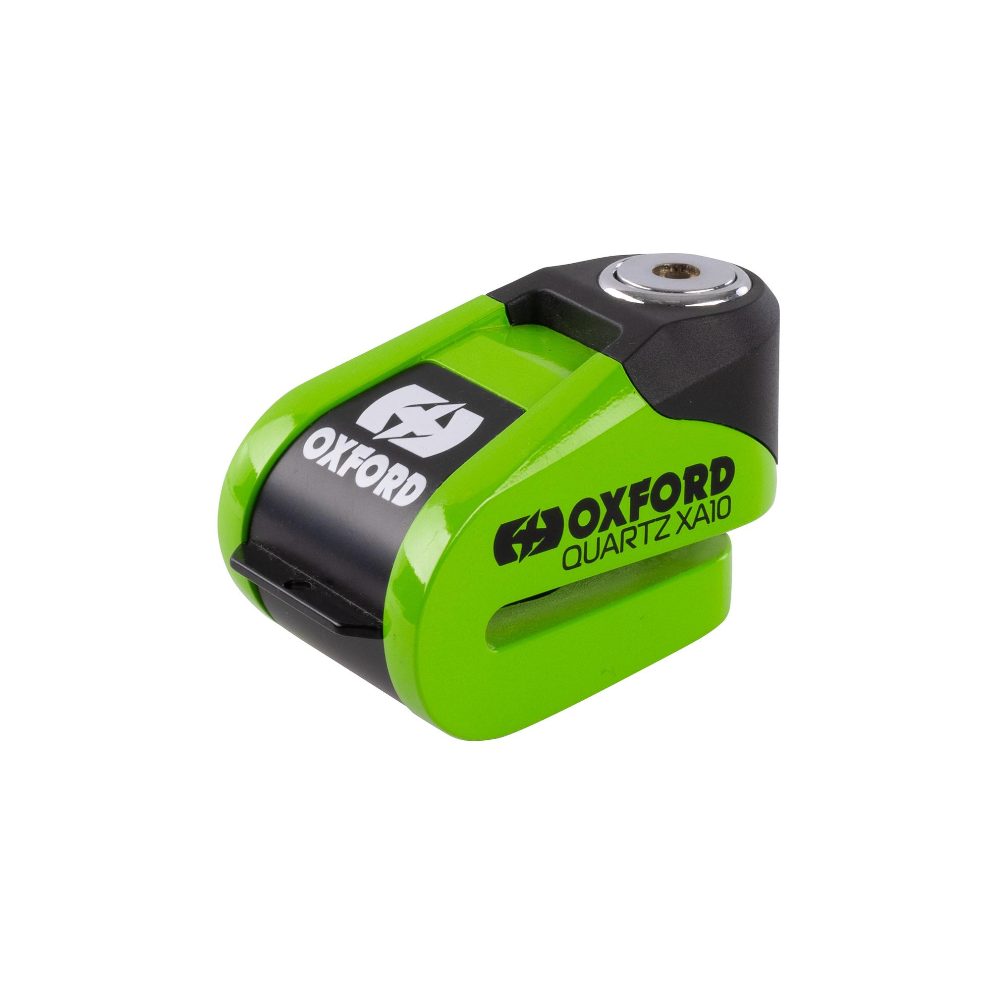 64256 - Oxford Quartz XA10 Alarm Disc Lock Green