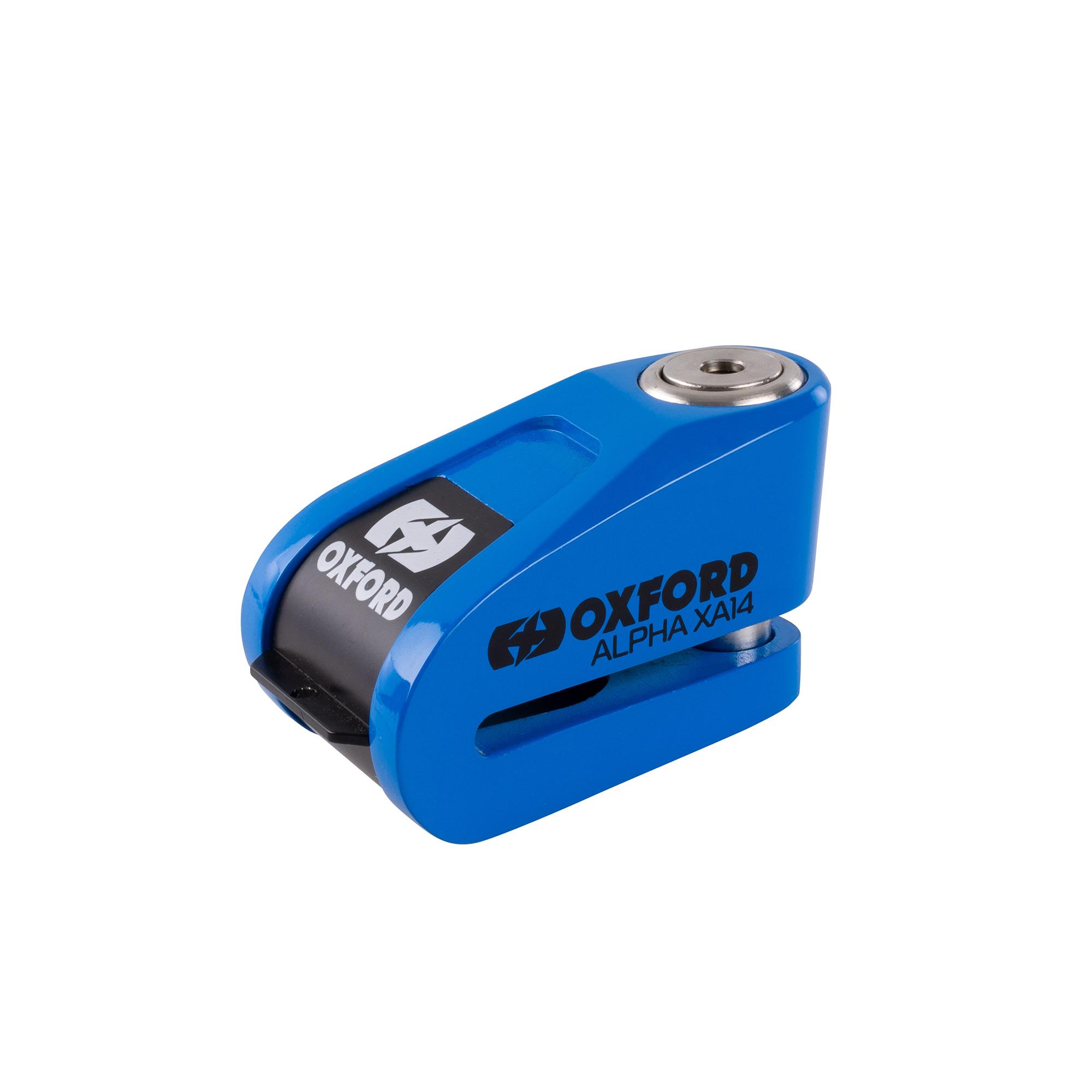 64262 - Oxford Alpha XA14 Alarm Disc Lock Blue
