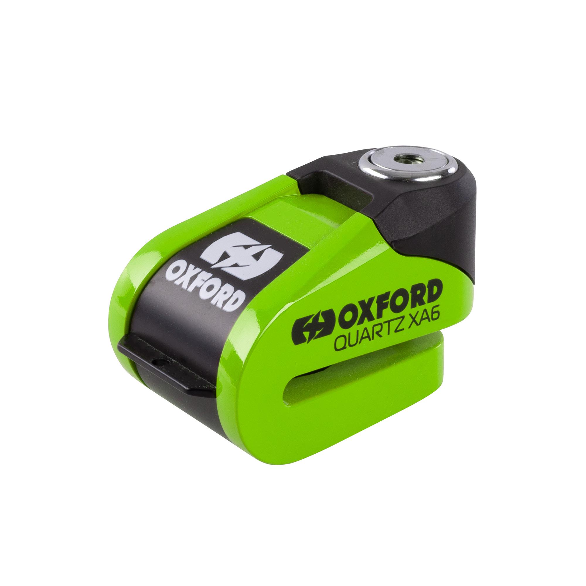 64276 - Oxford Quartz XA6 Alarm Disc Lock Green