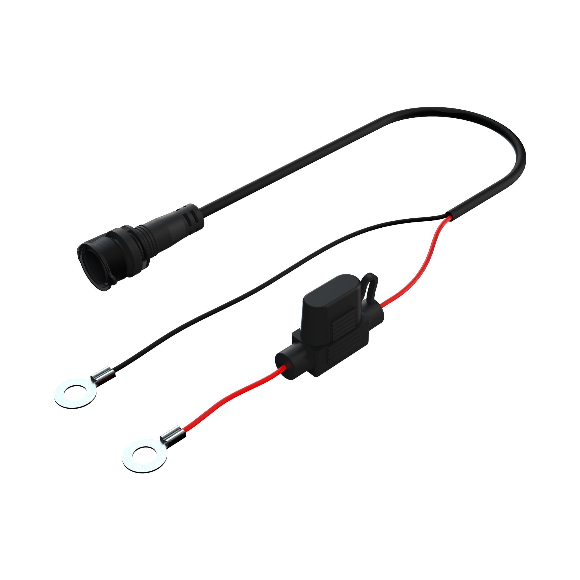 62694 - Oxford Hot Seat DC Cable with battery ring leads