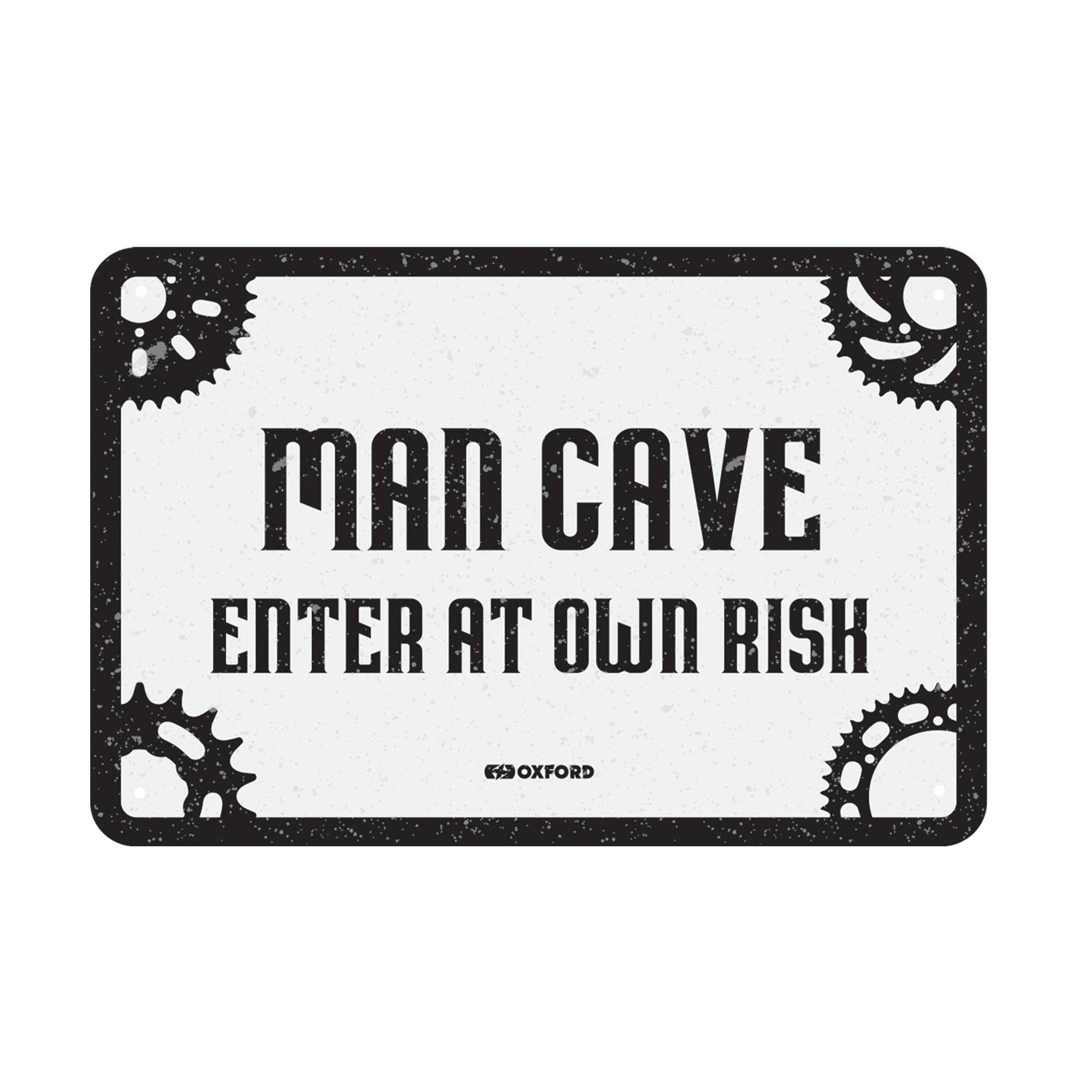 46565 - Oxford Garage Metal Sign: MAN CAVE