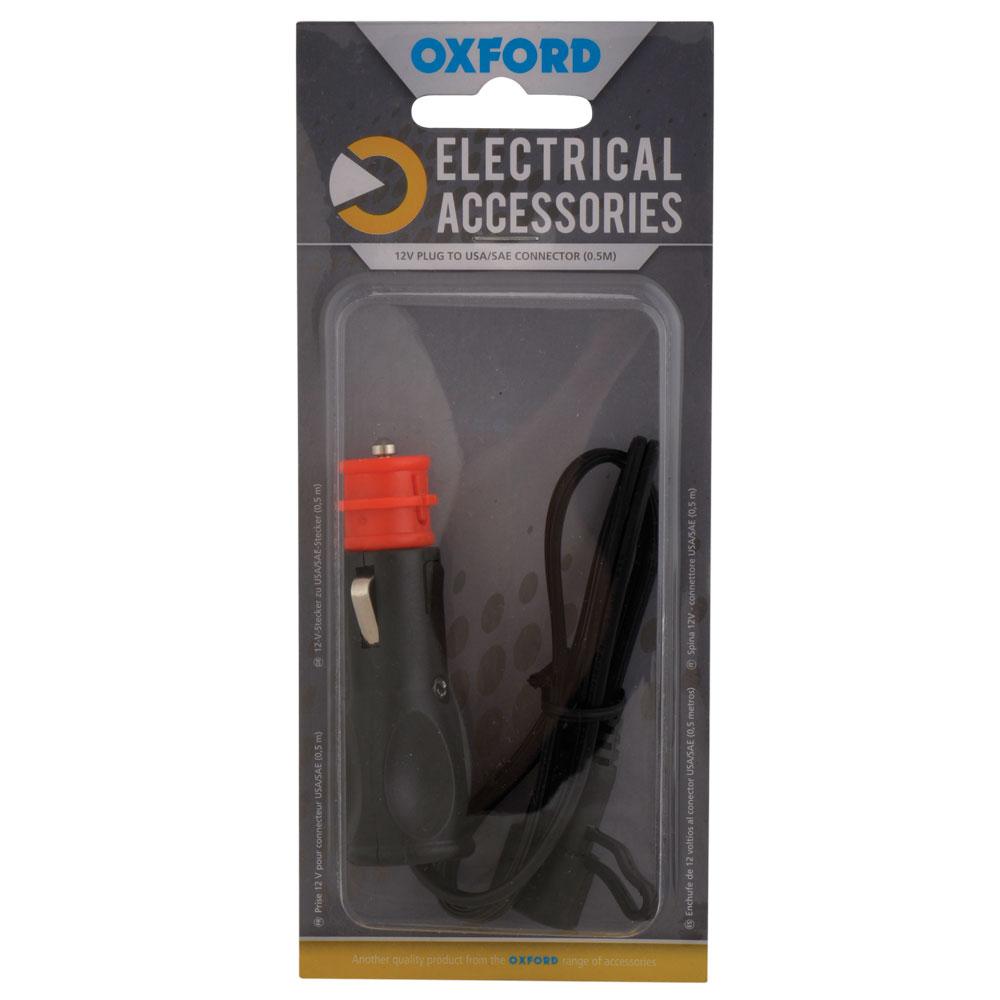6385 - Oxford 12Vplug to USA/SAE connector (0.5mtr lead)