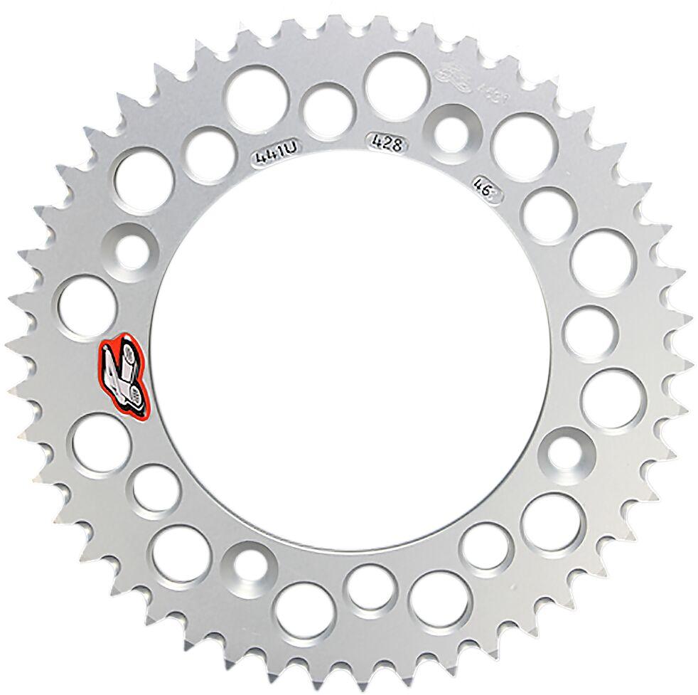 441U-428-46GPSI - Renthal Ultralight Sprocket For Gas Gas MC85 2023-2025 Rear 46T - Silver
