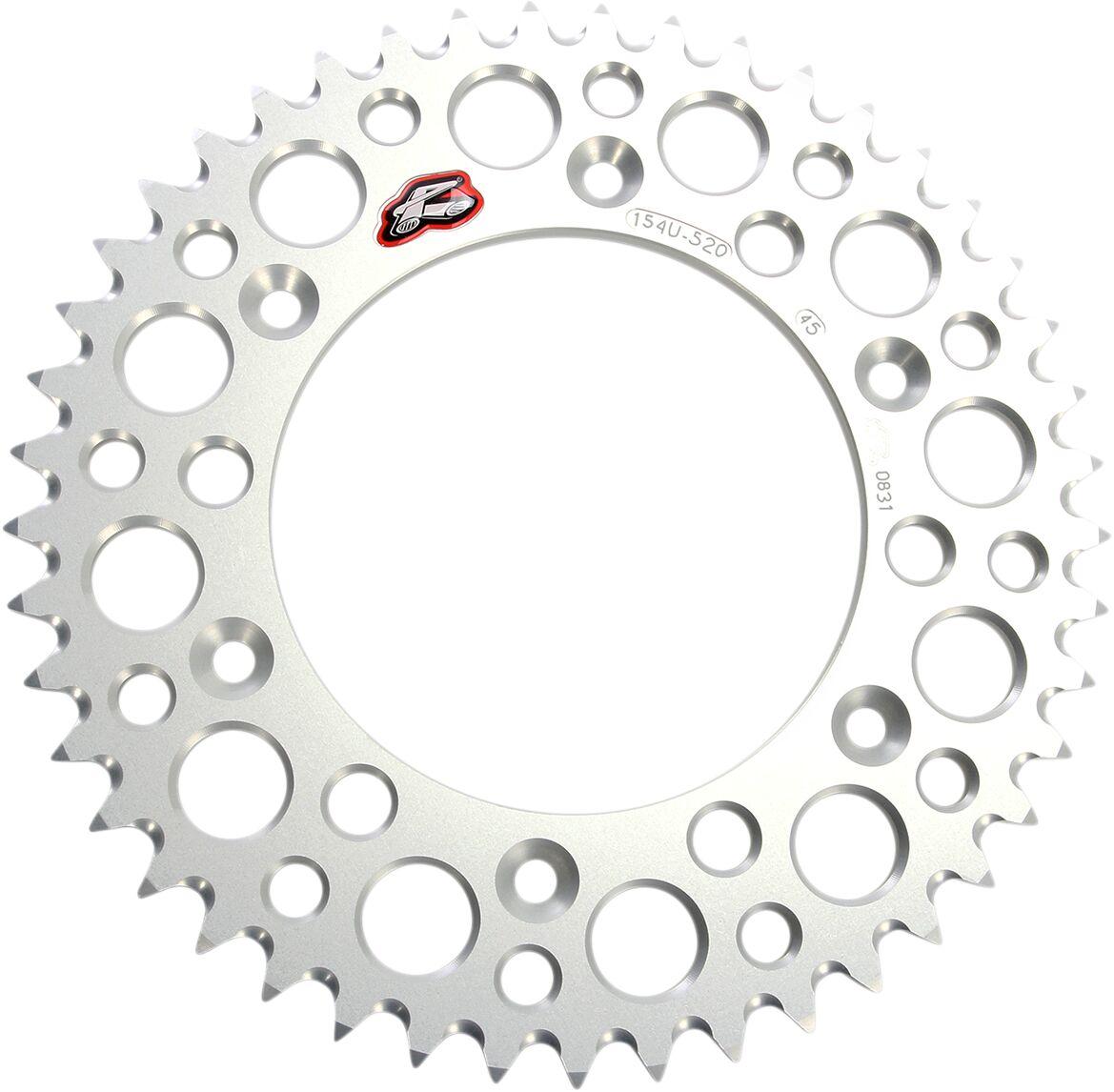 154U-520-45GRSI - Renthal Ultralight Sprocket For Honda CR125 1987-2007 Rear 45T - Silver