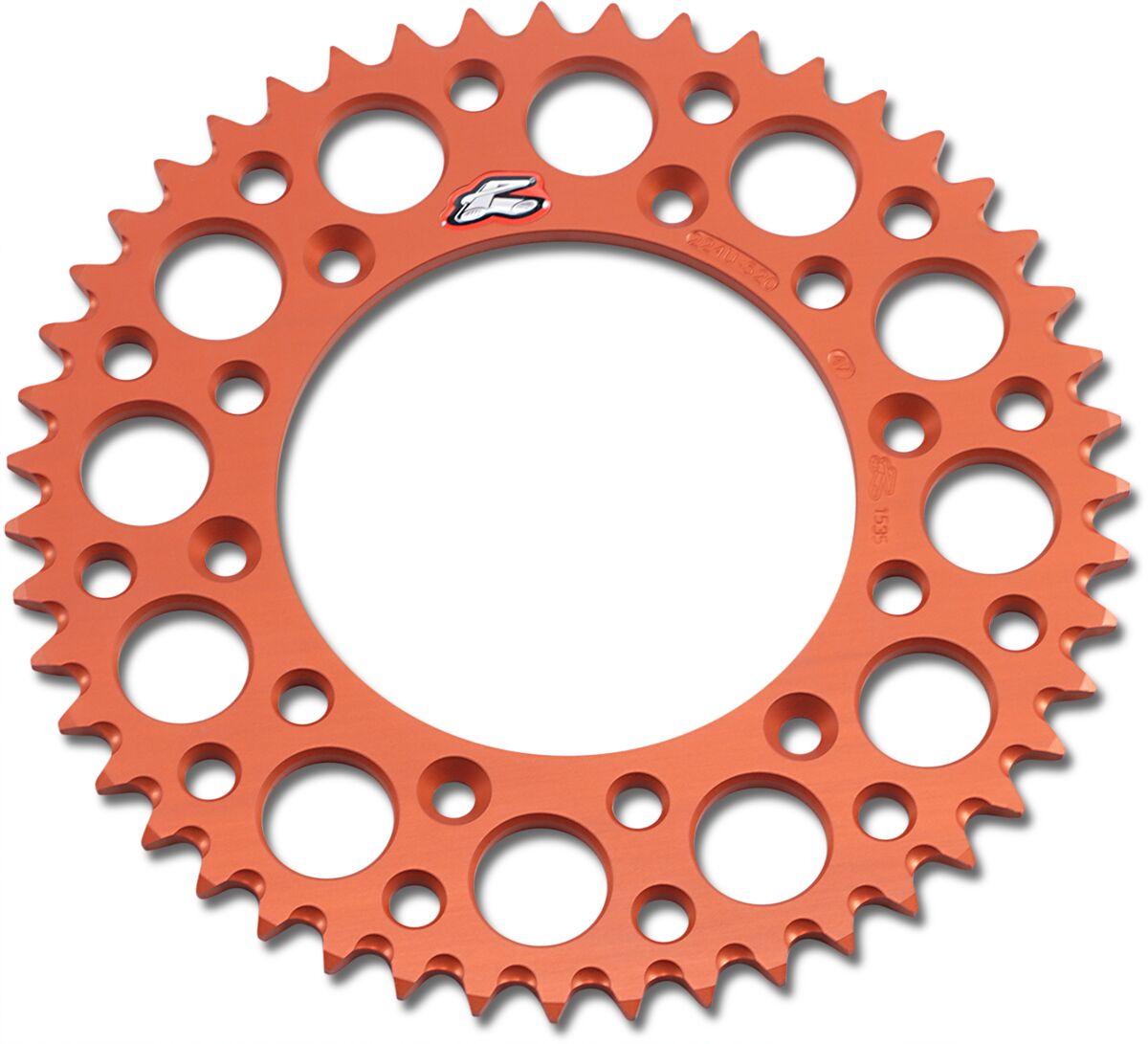 224U-520-47GPOR - Renthal Ultralight Sprocket For Husqvarna 701 Enduro 2016-2021 Rear 47T - Orange