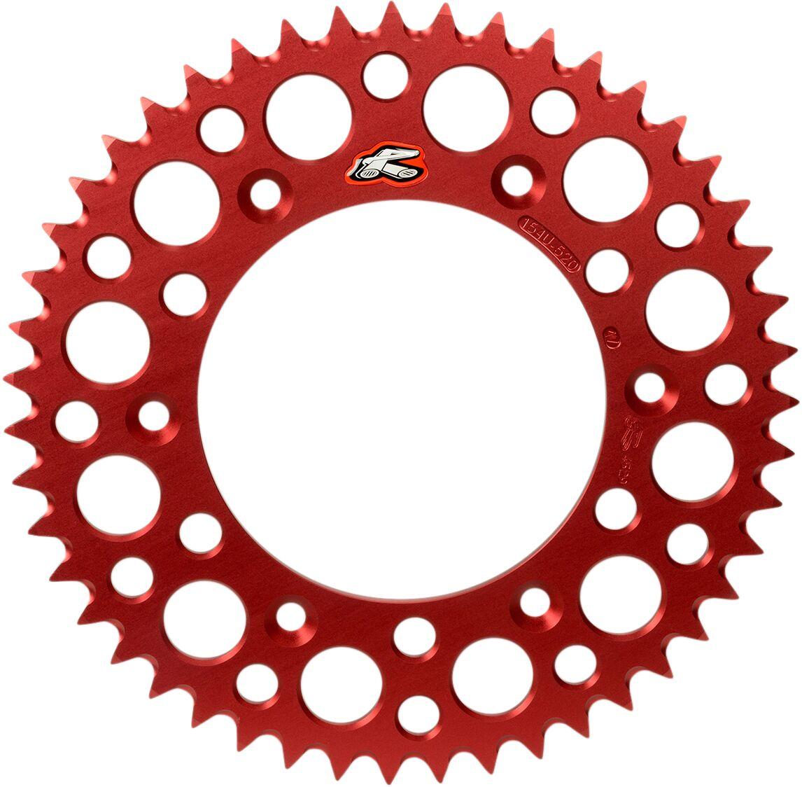 189U-420-55GRRD - Renthal Ultralight Sprocket For Honda CR80 1986-1995 Rear 55T - Red