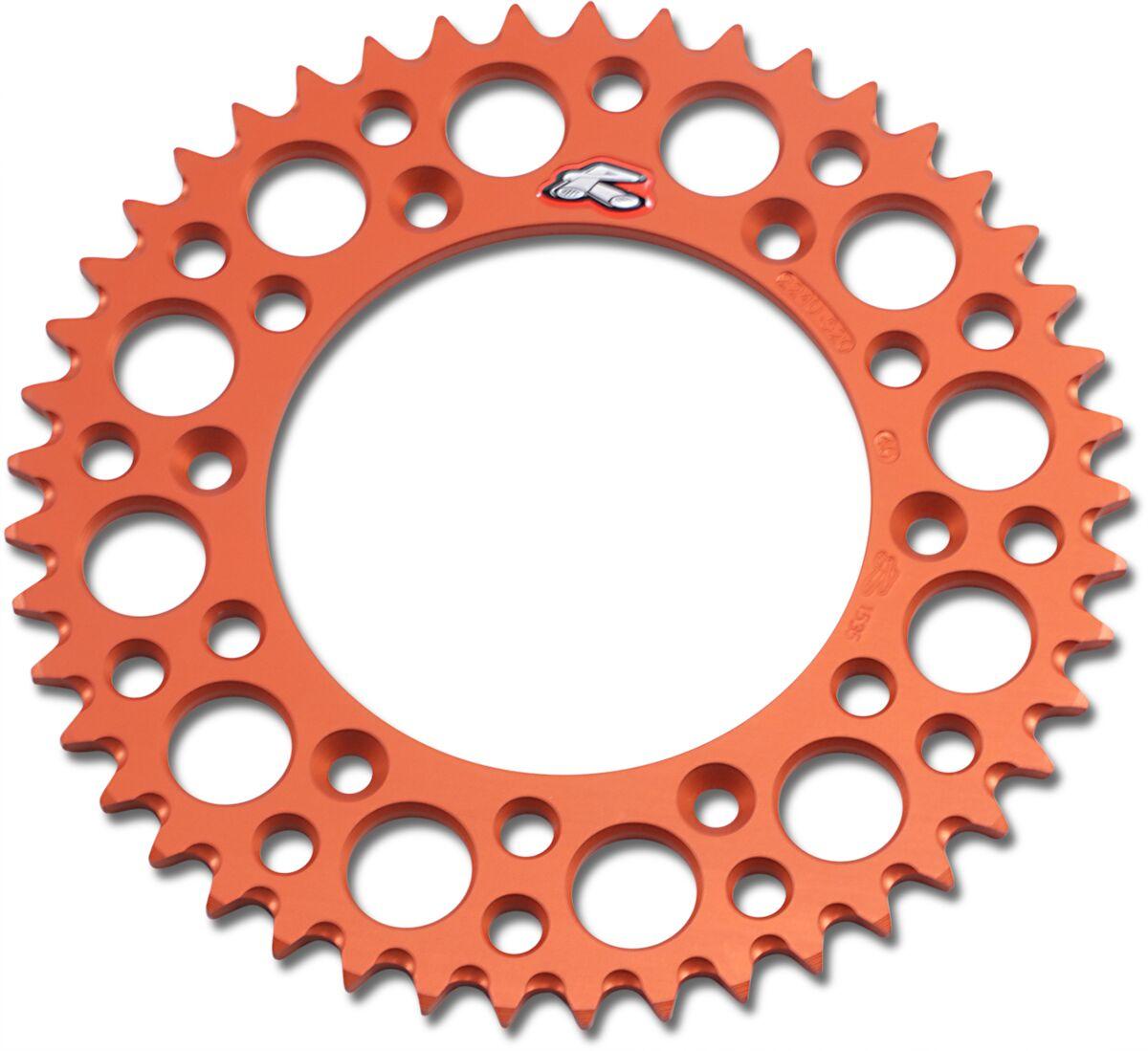 224U-520-45GPOR - Renthal Ultralight Sprocket For Husqvarna 701 Enduro 2016-2021 Rear 45T - Orange