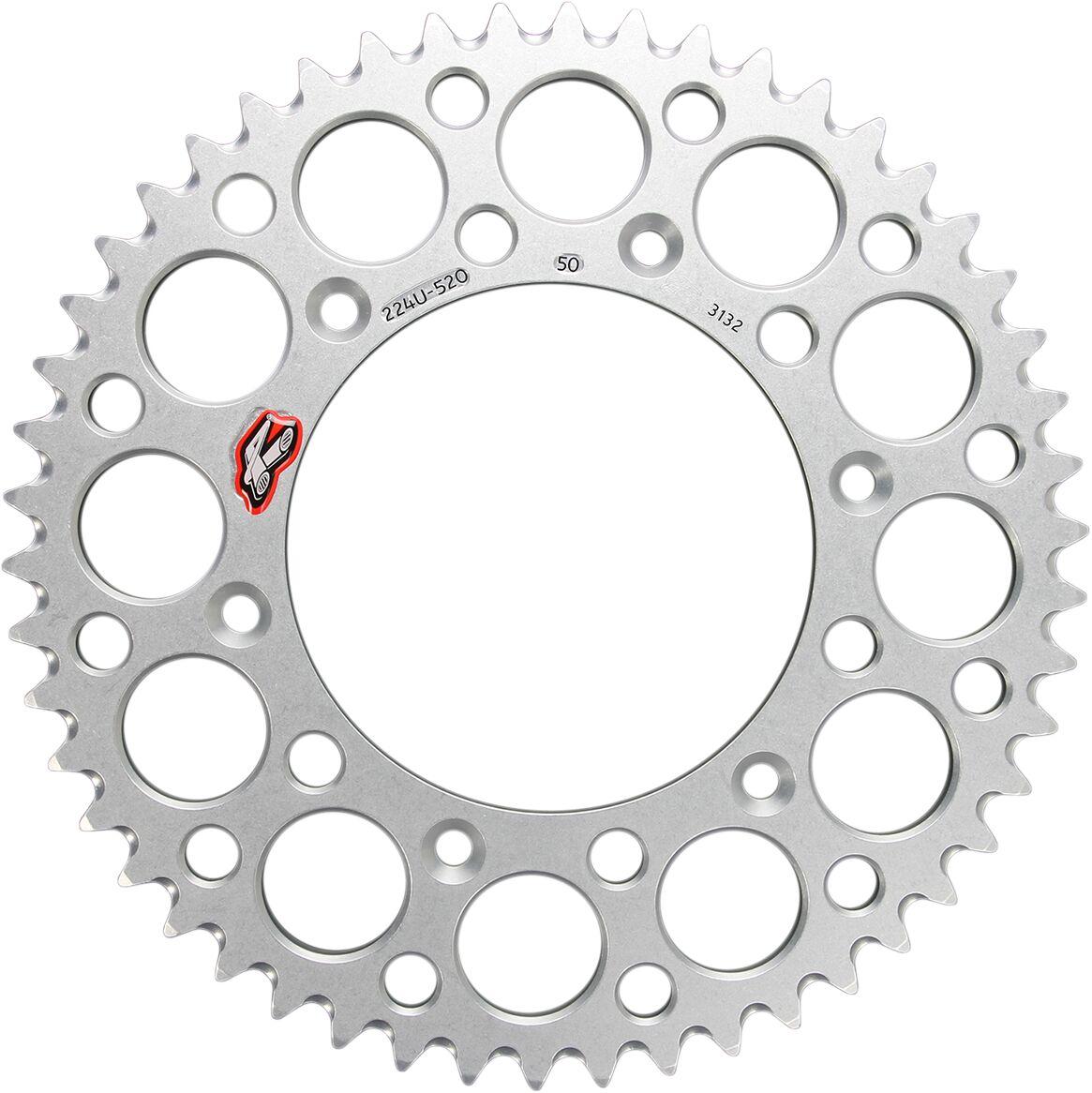 224U-520-50GPSI - Renthal Ultralight Sprocket For Husqvarna 701 Enduro 2016-2021 Rear 50T - Silver