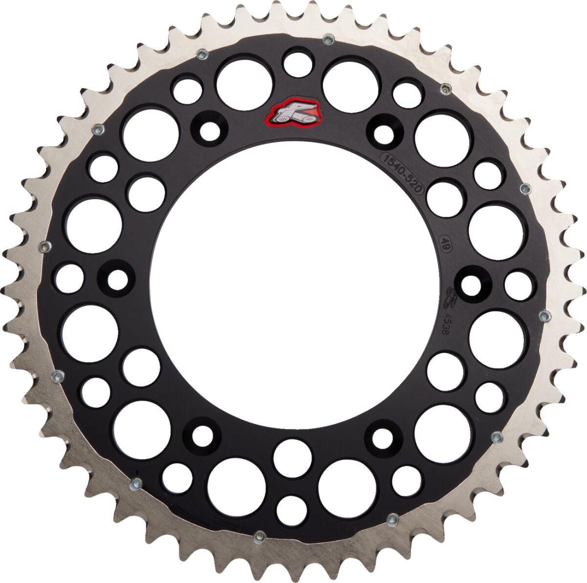 1540-520-49GPBK - Renthal Twinring Sprocket For Honda CR125 1987-2007 Rear 49T - Black