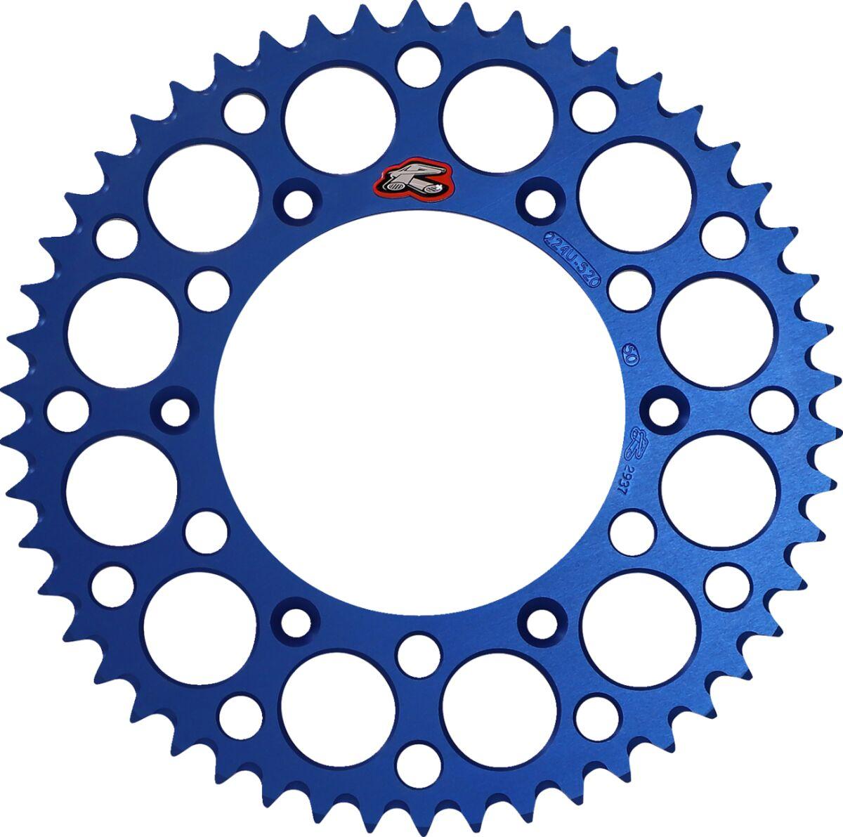 224U-520-50GPBU - Renthal Ultralight Sprocket For Husqvarna 701 Enduro 2016-2021 Rear 50T - Blue