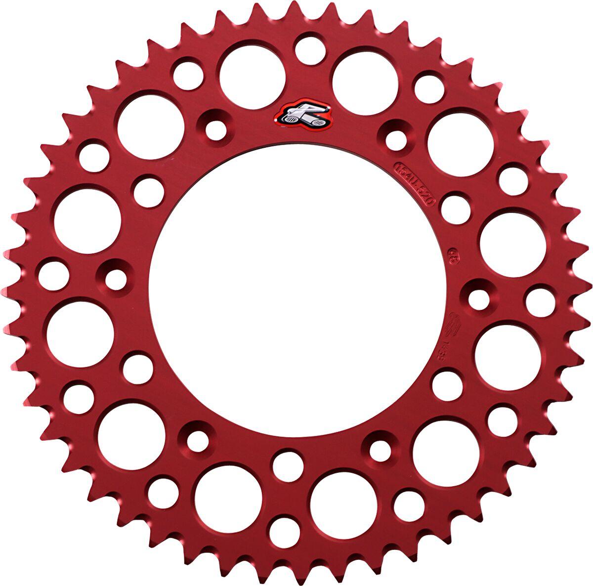 154U-520-48GRRD - Renthal Ultralight Sprocket For Honda CR125 1987-2007 Rear 48T - Red