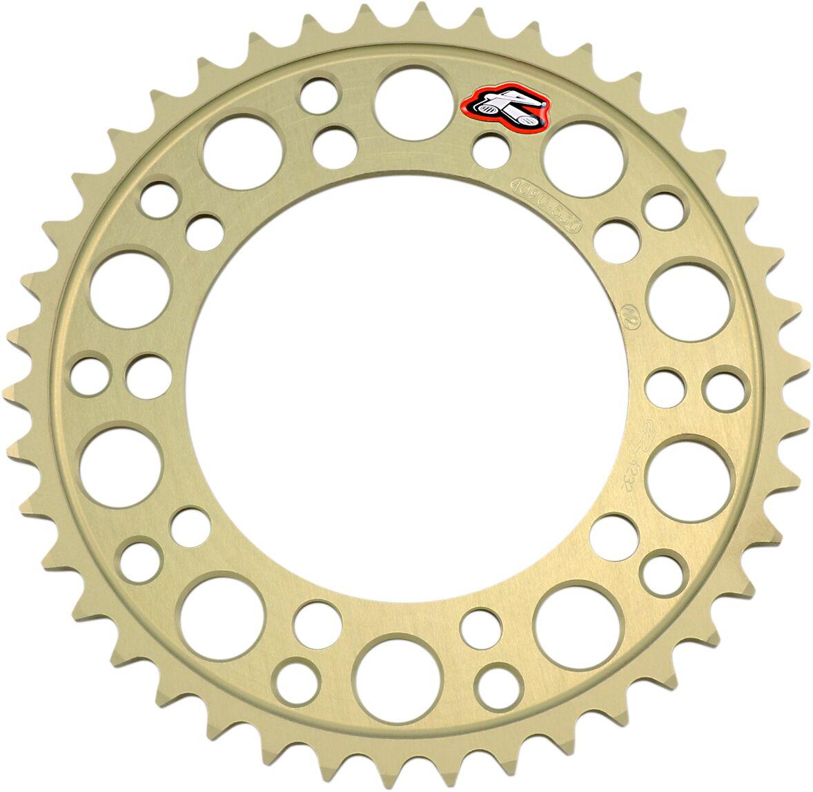 409U-530-42P-HA - Renthal Sprocket For Triumph Daytona 955 I 2002 Rear 42T - Anodized