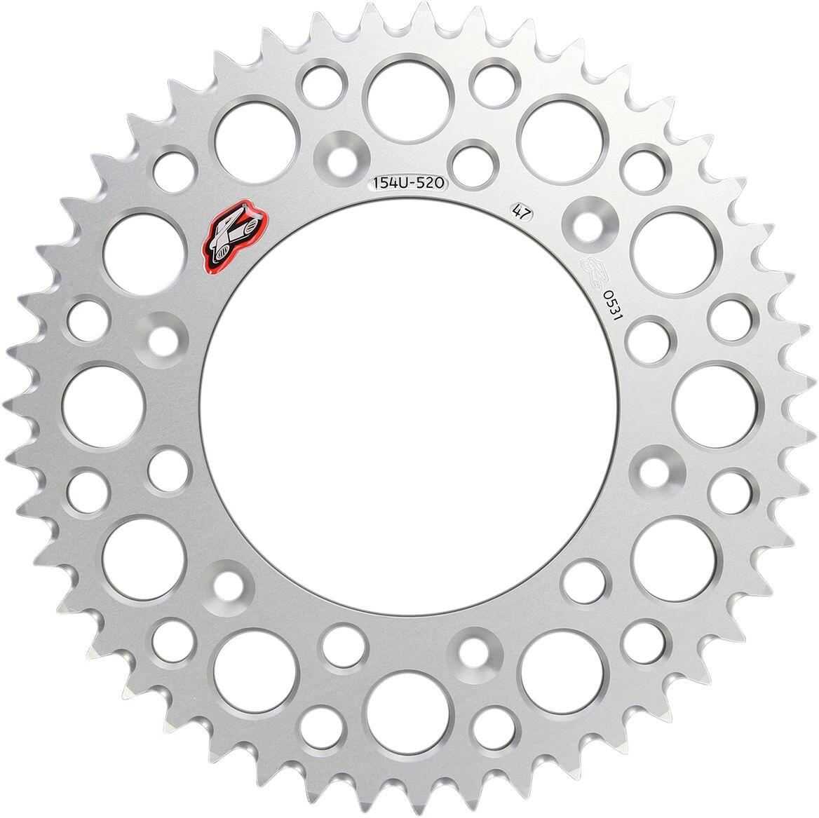 154U-520-47GRSI - Renthal Ultralight Sprocket For Honda CR125 1987-2007 Rear 47T - Silver