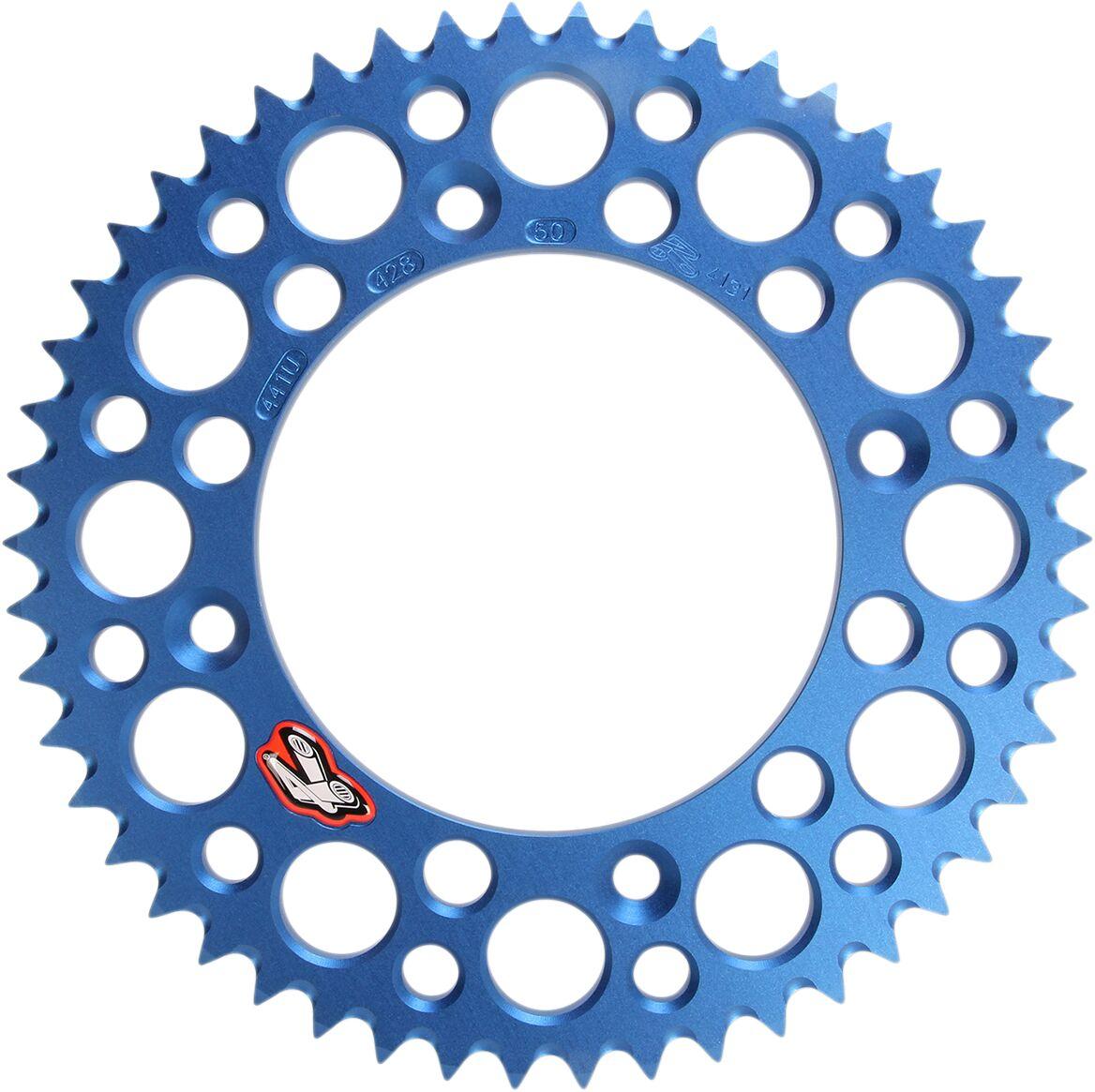 441U-428-50GPBU - Renthal Ultralight Sprocket For Gas Gas MC85 2023-2025 Rear 50T - Blue