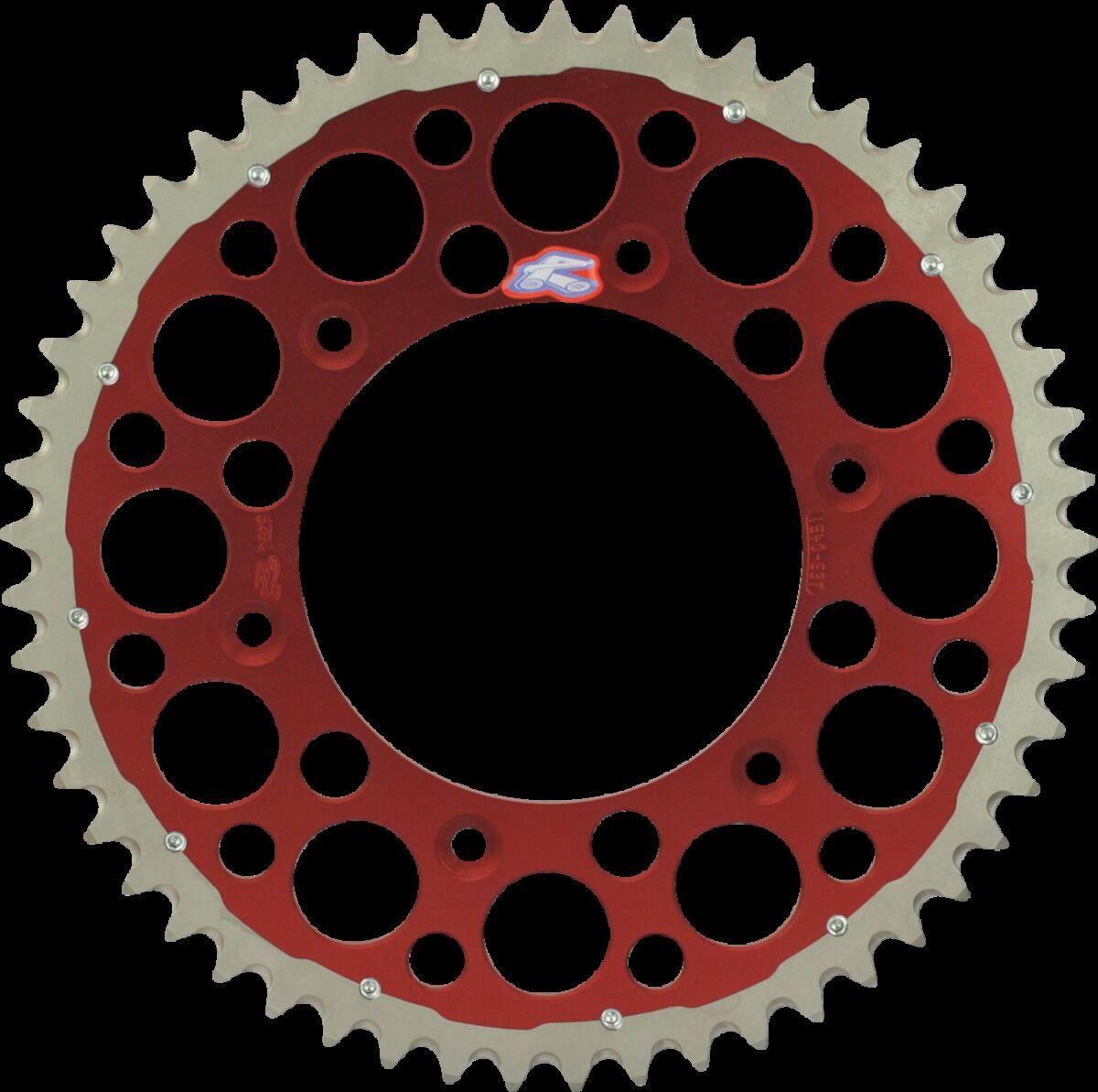 1540-520-48GPRD - Renthal Twinring Sprocket For Honda CR125 1987-2007 Rear 48T - Red