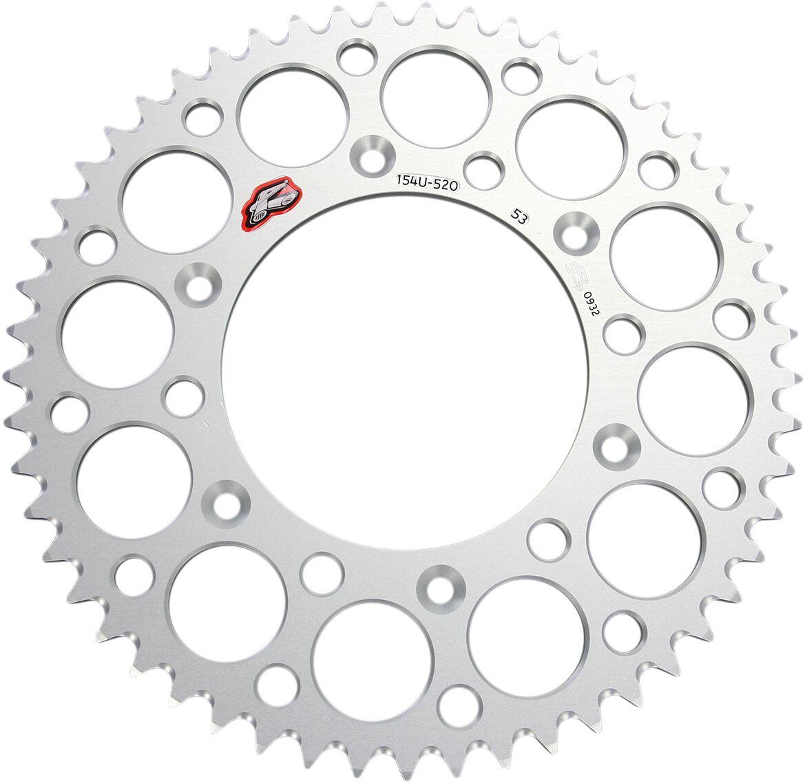 154U-520-53GRSI - Renthal Ultralight Sprocket For Honda CR125 1987-2007 Rear 53T - Silver