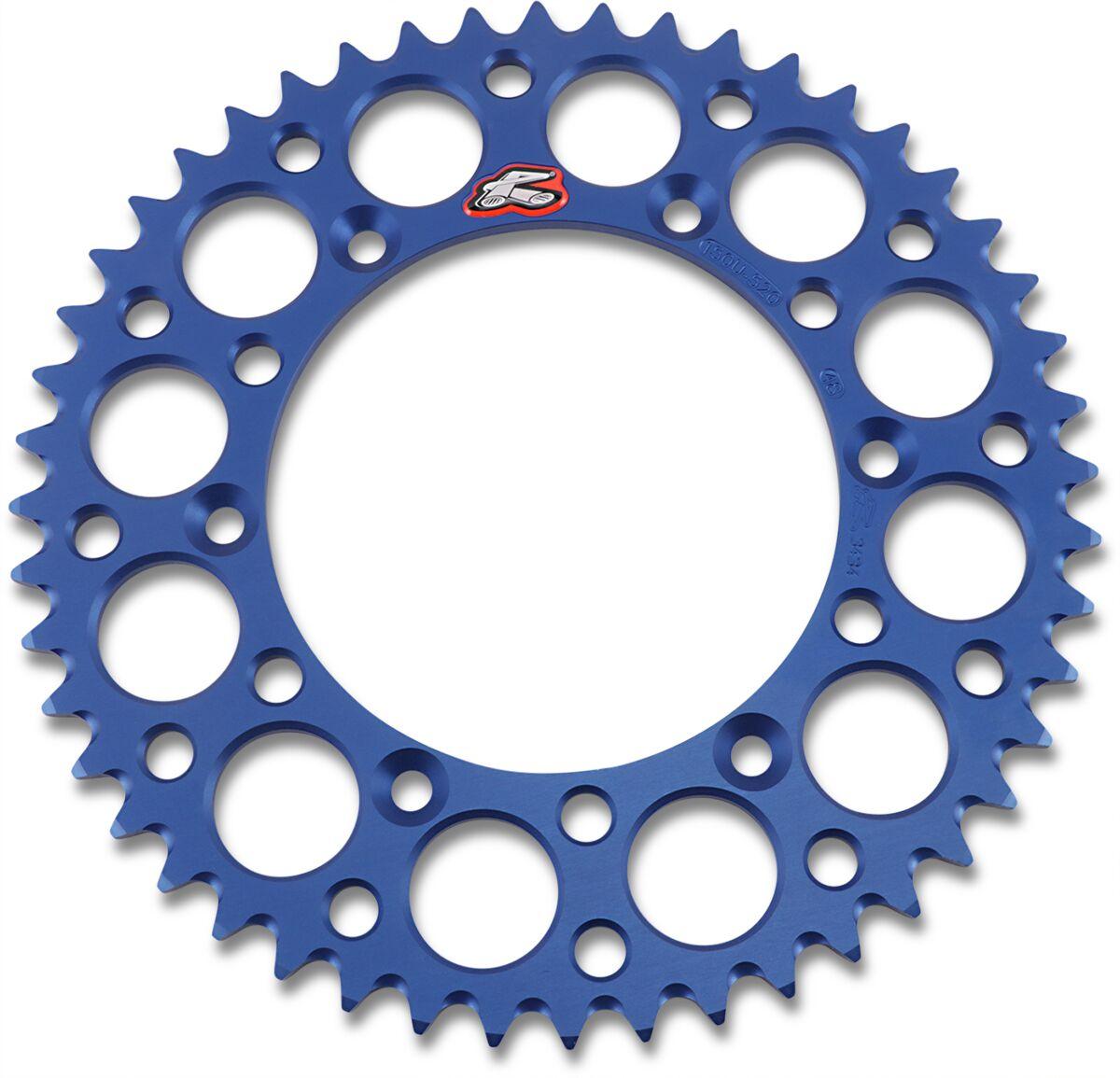 150U-520-48GBBU - Renthal Ultralight Sprocket For Yamaha WRF250 2001-2024 Rear 48T - Blue