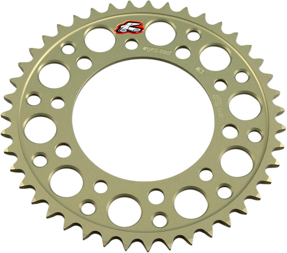 404U-525-43P-HA - Renthal Sprocket For Honda CB600F 1998-2013 Rear 43T - Anodized