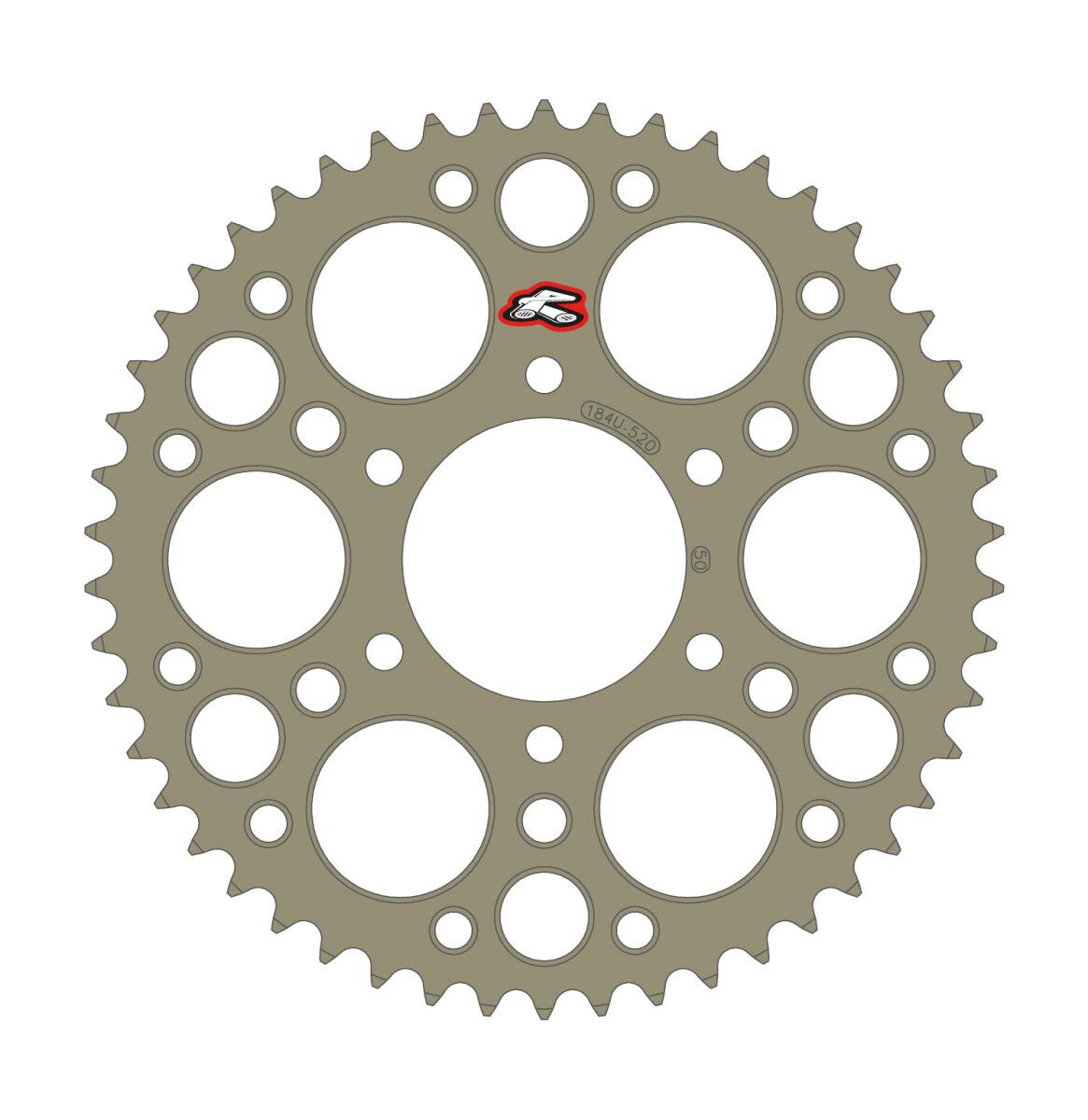 184U-520-46P-HA - Renthal Sprocket For Kawasaki EN 650 2015-2020 Rear 46T