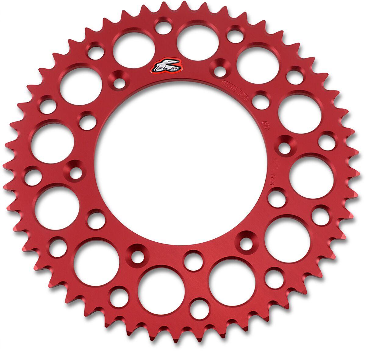 154U-520-49GRRD - Renthal Ultralight Sprocket For Honda CR125 1987-2007 Rear 49T - Red