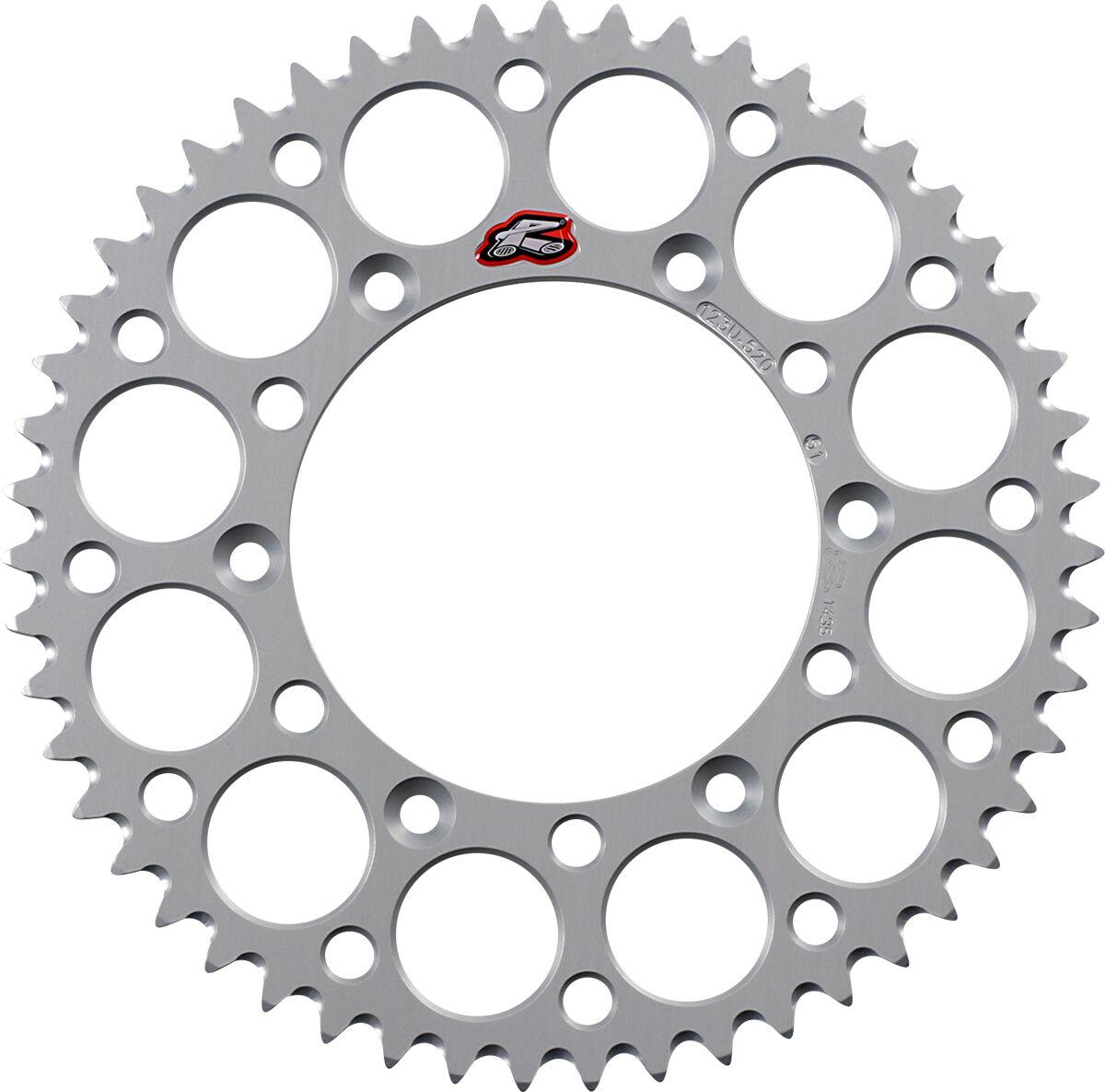 123U-520-51GYSI - Renthal Sprocket For Suzuki DR350 1990-1998 Rear 51T - Silver