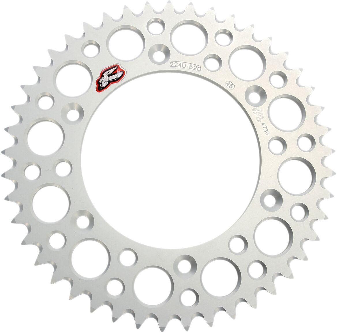 224U-520-45GPSI - Renthal Ultralight Sprocket For Husqvarna 701 Enduro 2016-2021 Rear 45T - Silver