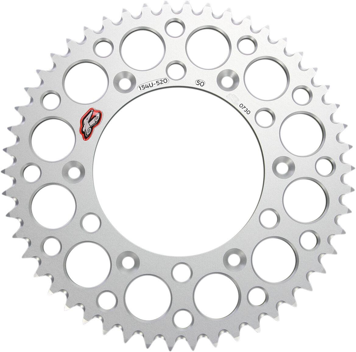 154U-520-50GRSI - Renthal Ultralight Sprocket For Honda CR125 1987-2007 Rear 50T - Silver