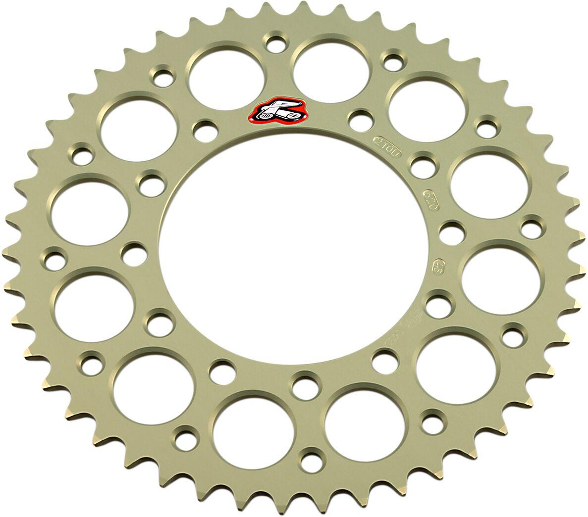 210U-520-46P-HA - Renthal Sprocket For Kawasaki EL 250 1993-1995 Rear 46T - Anodized