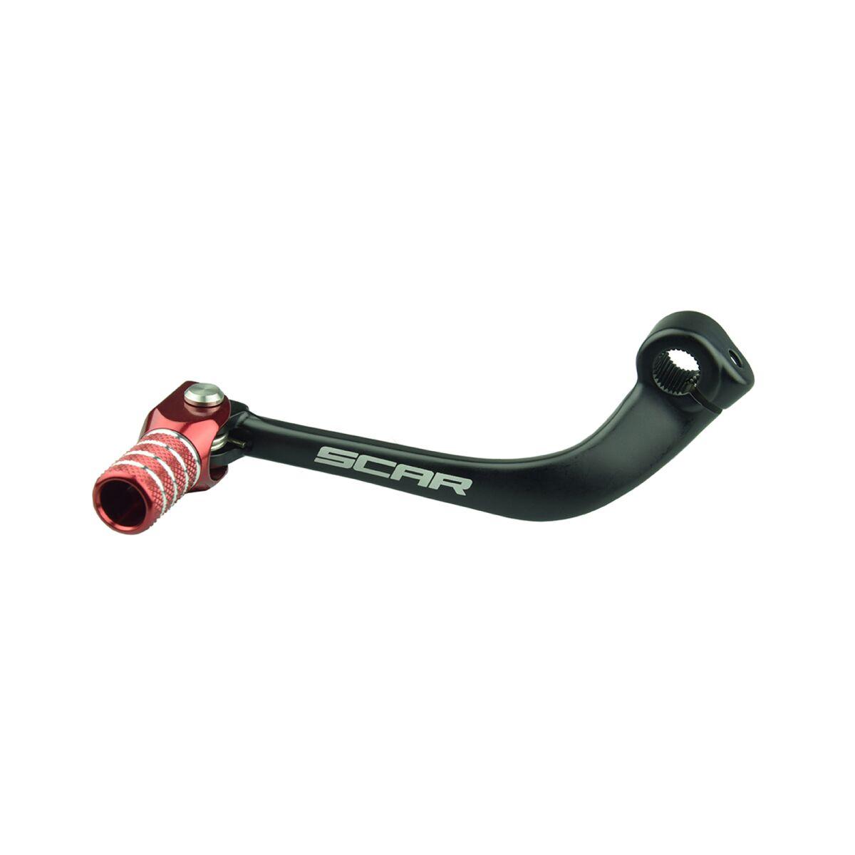 GSL194 - Scar Gear Gear Pedal For Honda CRF110F 2013-2027 - Black/Red