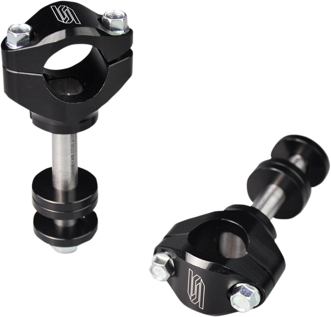 SP31 - Scar Bar Mounts For OEM Triple Clamp - Black/Silver