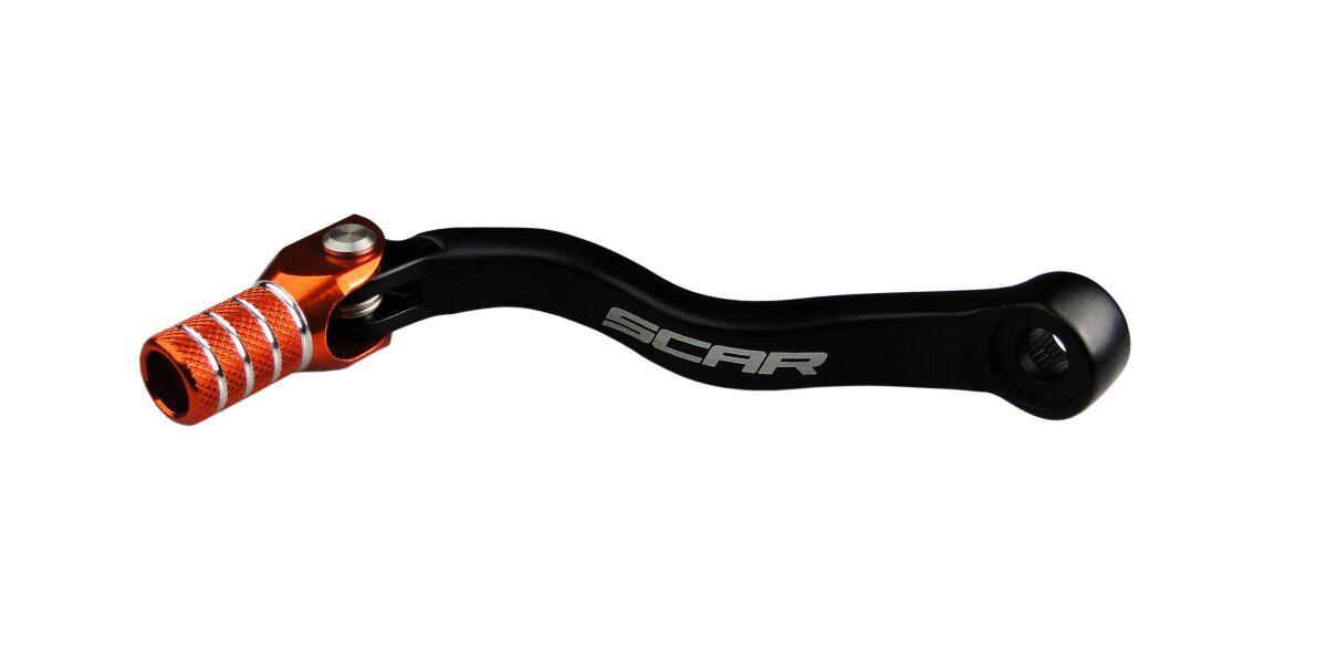 GSL502 - Scar Gear Gear Pedal For KTM EXC125 1993-2016 - Black/Orange