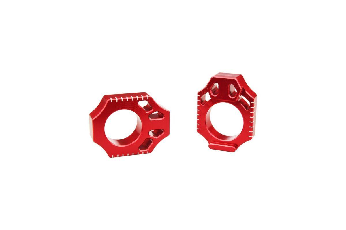 AB201 - Scar Axle Blocks For Honda CR125 2002-2007 - Red