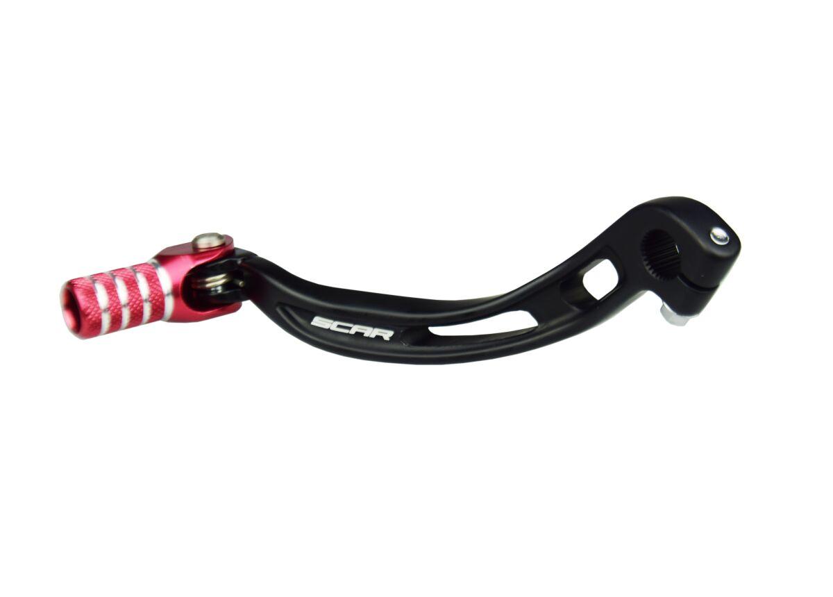 GSL608 - Scar Gear Gear Pedal For Beta RR 125 2013-2026 - Black/Red