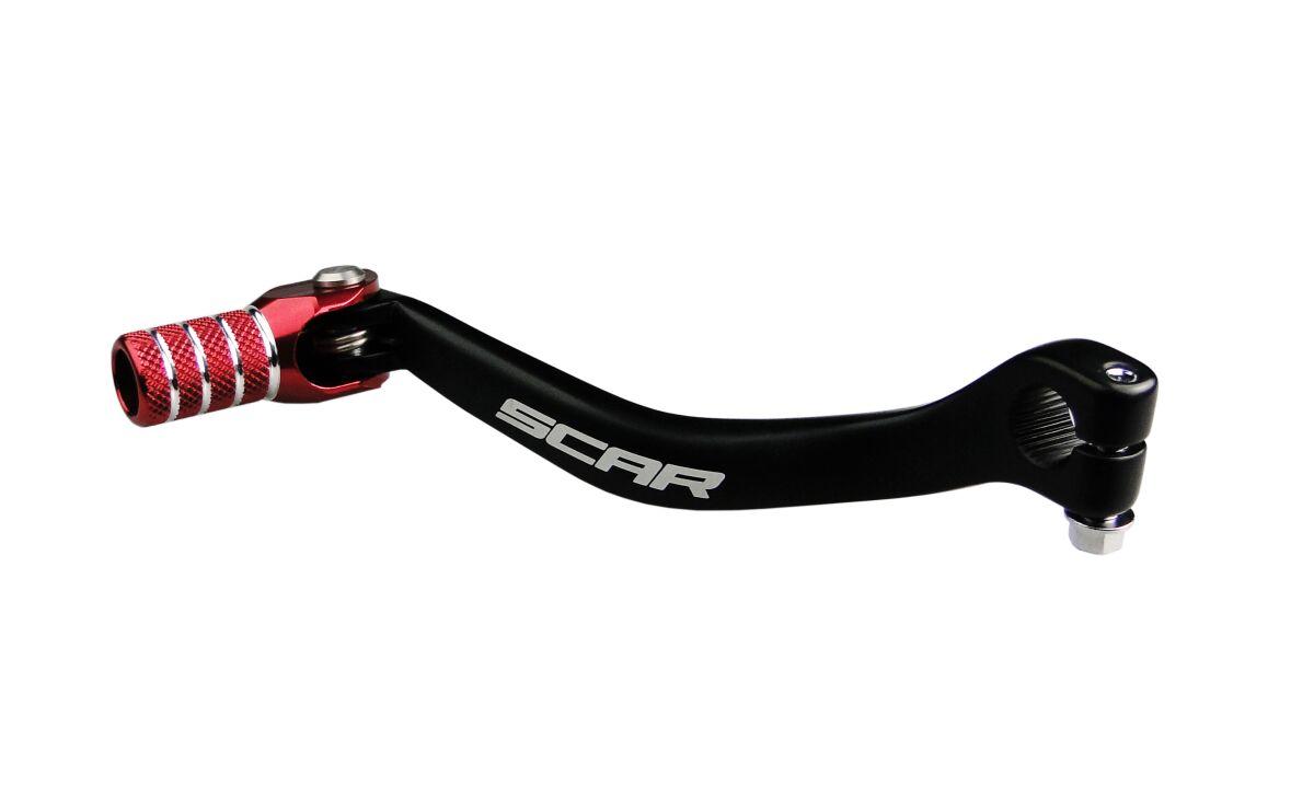 GSL101 - Scar Gear Gear Pedal For Honda CR125 1987-2007 - Black/Red