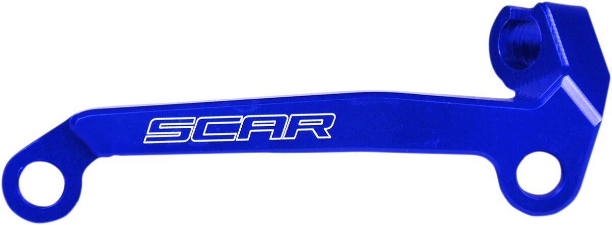 CCG300B - Scar Motocross Clutch Cable Guide For Kawasaki KXF450 2006-2015 - Blue