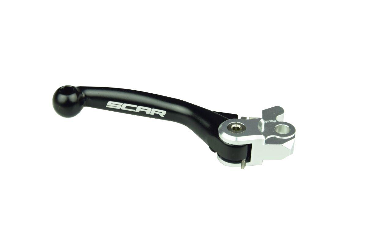 PBL100 - Scar Brake Flex Levers For Kawasaki KLX300 R 2020 - Black