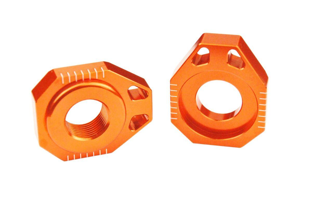 AB503 - Scar Axle Blocks For Husqvarna FC250 2016-2022 - Orange