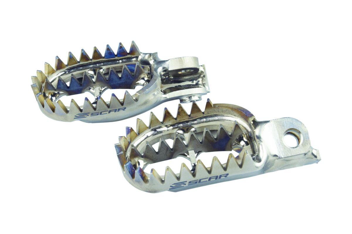 S5516 - Scar Foot Pegs For Husqvarna EE 5 2020-2024 - Titanium