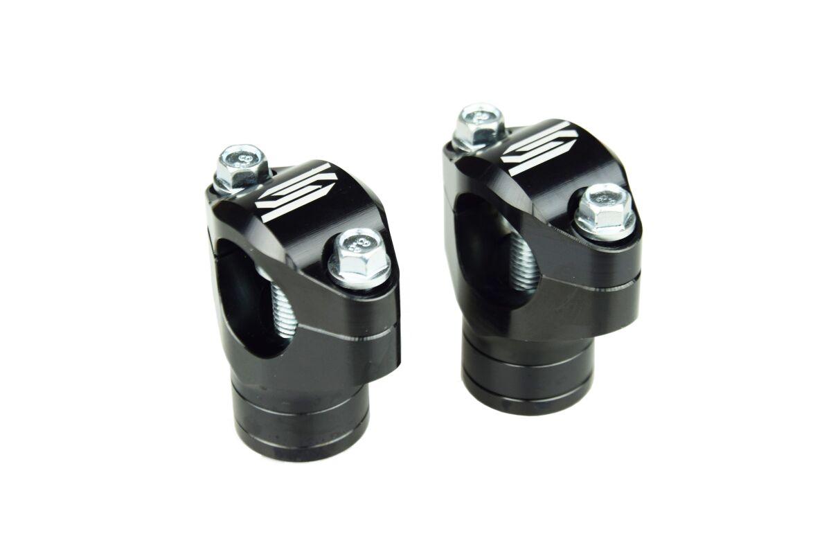 P66 - Scar Bar Mounts For OEM Triple Clamps For Husqvarna 701 Enduro 2016-2026 - Black/Silver